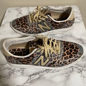 New balance cheetah print sneakers